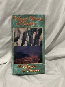 The Natural Wonders of Europe: The Giants Of Europe VHS 1996 *Sealed* 52 Minutes - Picture 1 of 2