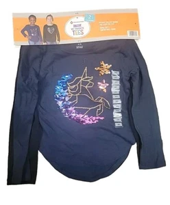 Members Mark Girl's Long Sleeve 2 Pack My Favorite Tee 4/5 - Picture 1 of 1