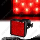 2" Standard Red Lens LED Trailer Truck Hitch Towing Receiver Cover Brake Light