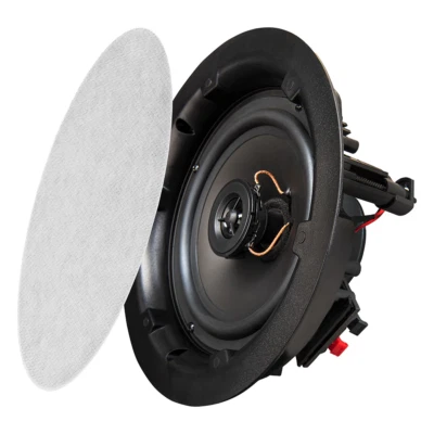 OSD AUDIO OSD 6.5" Trimless In-Ceiling 2-Way Speaker Pair with Thin Bezel Design, ACE600