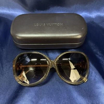 Gafas de sol Louis Vuitton Z0E83E marrón 60□13 E0122 marco amarillo lentes marrones Foto 1 de 4