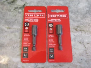 CONTROLADOR DE TUERCA MAGNÉTICA 2 CRAFTSMAN 1/4 + 5/16 con vástago de 1/4 PULGADA - CLASIFICACIÓN DE IMPACTO - Imagen 1 de 4
