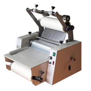 14" / 35cm Anti-Curl Hot Roll Laminator Single & Dual Sided Laminating Machine - Picture 1 of 12
