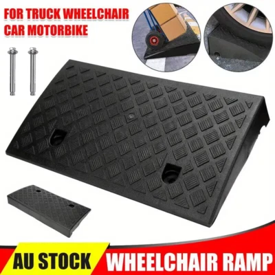 AU Heavy Duty Kerb Curb Ramp Threshold Ramps For Truck Wheelchair Car Motorbike - image 1 of 4