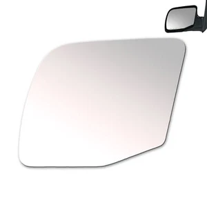 Tow Mirror Glass Fits 1993-2004 Ford E-150 Econoline Driver Left Side Flat 2280 - Picture 1 of 9