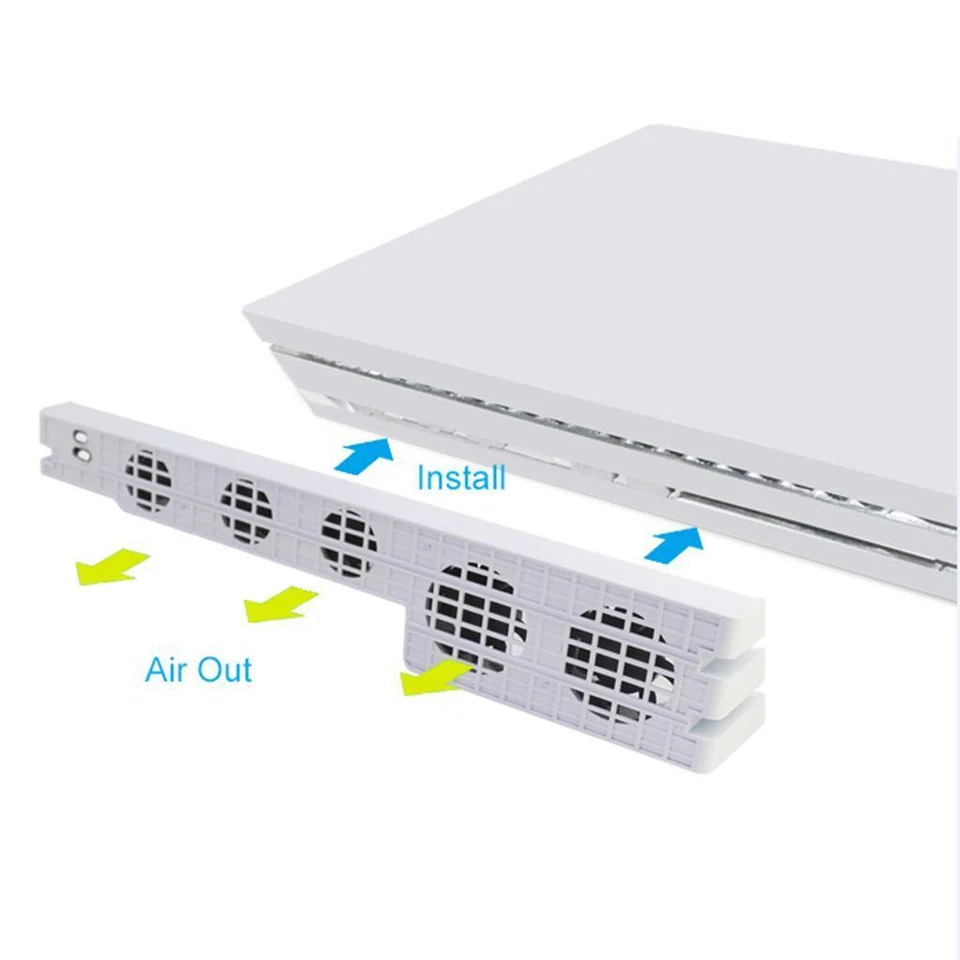 Portable USB External Cooler 5 Fans  Cooling Fan for PS4 Pro - Image 1 of 1