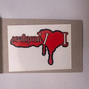 TNT Exclusive Twilight Tattoos 5 Of 12 I Love Vampires Temporary Tattoo - Picture 1 of 4