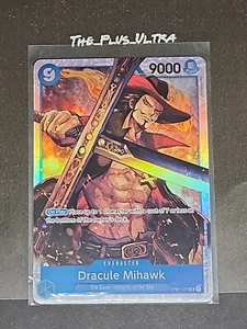 One Piece Romance Dawn Dracule Mihawk OP01-070 NM Foil Super Rare - Picture 1 of 3