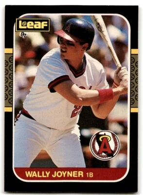 1987 Leaf Wally Joyner RC California Angels #252 - Image 1 of 2