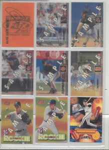 1995 Sportflix Samples Baseball Cards You Pick! Cal Ripken Frank Thomas etc Mint