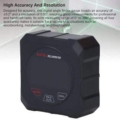 Digital Angle Finder LCD Touch Screen Electronic Level And Angle Gauge Accessory - Image 1 of 4