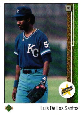 1989 Upper Deck - Luis De Los Santos #12 (RC) - Image 1 of 2