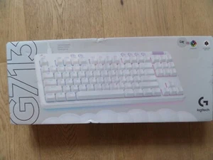 Logitech G G713 Wired Mechanical Gaming Keyboard In White Sealed - Picture 1 of 3