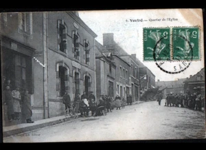 VOUTRE (53) HOTEL "Grossé proprio" postal beaded PARENNES in 1911 - Picture 1 of 2