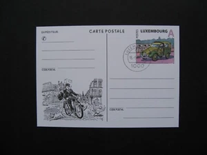 LUXEMBOURG, ill. PC 2003, CTO, comics  citroen DC 2 AK200, motorcycle cat - Picture 1 of 1