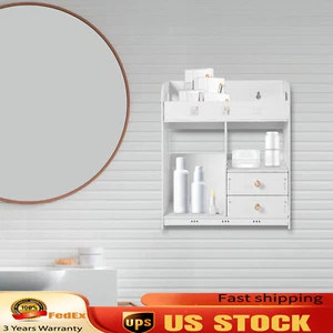 Bathroom Wall Cabinet Wall Mounted Shelf Small Bathroom Wall Cabinet Med - Picture 1 of 18