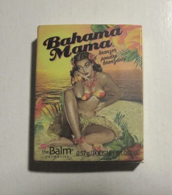 BAHAMA MAMA Bronzer The Balm Cosmetics Brown Matte Sample Size .02 oz/.57g - Image 1 of 2
