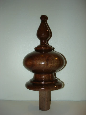 WOOD FINIAL UNFINISHED FOR NEWEL POST FINIAL OR CAP  Finial #37 Cover