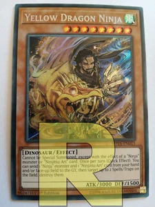 Ninja Drago Giallo ® Yellow Dragon Ninja ® Rara Secret ® SHVA-EN013 ® Inglese  - Picture 1 of 1