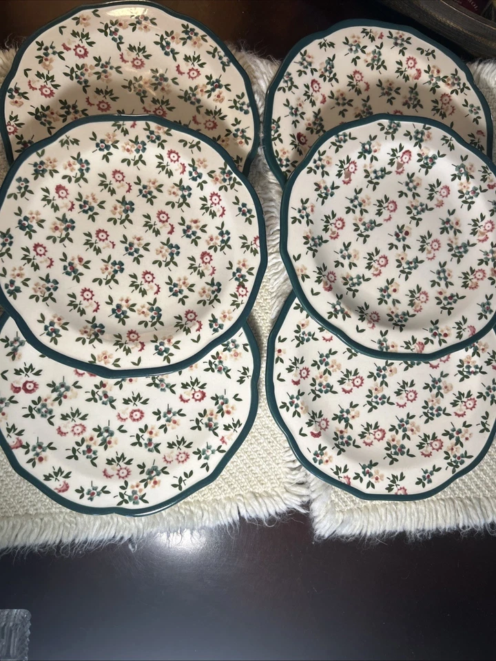 Juego de seis (6) platos de ensalada flores de otoño The Pioneer Woman Foto 1 de 4