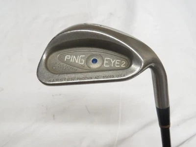 Used Ping Eye2 SW Sand Wedge Blue Dot Pine Eye 2 Sand Wedge Graphite S - Image 1 of 4