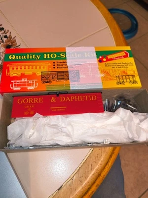 Roundhouse HO Kit 7759 36 OLD TIMERS BOX CAR GORRE & DAPHETID G.D.R.R. #103 - Image 1 of 4