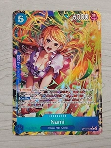 Nami (054) (Alternate Art) OP11-054 A Fist of Divine Speed Foil English Presale - Picture 1 of 10