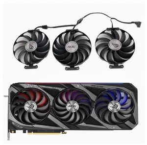 Suitable for ASUS ROG STRIX 3060Ti 3070 3080 3090 6700xt 680 graphics card fan - Afbeelding 1 van 8