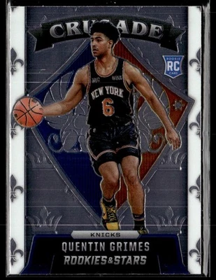 2021-22 Panini Chronicles Rookies & Stars Quentin Grimes Crusade RC #636 Knicks - Image 1 of 2