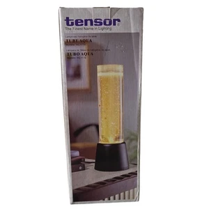 Tensor Halogen Water Table Lamp Aqua Tube Rare Novelty Water Bead Light WL117B - Picture 1 of 11