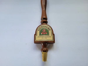 Stroh's Signature Beer Tap Handle Wood  ( Look Close At Pictures USED  ) - Picture 1 of 3