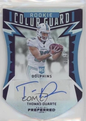 2016 Panini Preferred Color Guard Purple /25 Thomas Duarte #281 Rookie Auto RC - Image 1 of 2