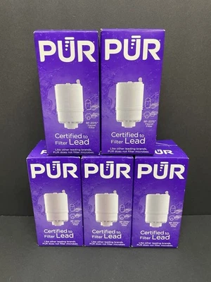 5x Genuine PUR Water Filter FAUCET Replacement Model RF-3375 Filters Lead WHITE - Image 1 of 4