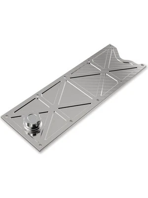 Holley Valley Cover VALLEY COVER TRUSSED NATURAL W/OIL FILL GM LS1/LS6 (241-367) - Image 1 of 4