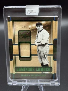 2025 Panini Three And Two Harry Heilmann Luminous Lumber /5 Game Used Sealed - Picture 1 of 4