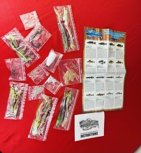 Packages of Mighty Bite Fishing Lures 2 Nano Kits Tackle Bass Fish Bait - Picture 1 of 11