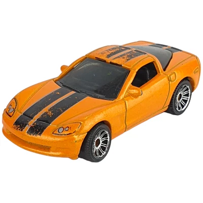 Vtg CORVETTE Matchbox Sports Car Metal 2003 Yellow Superfast 1:60 G6 Thailand Vg - Image 1 of 4