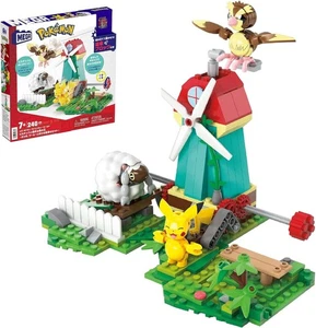 MEGA BLOKS Pokemon Adventure World Pikachu y la Alegre Colina del Viento 240 Piezas - Imagen 1 de 7