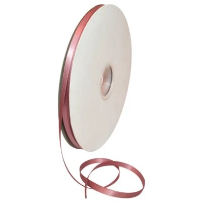 08806/00-165 Cinta satinada doble cara 1/4" X 100 YD cinta malva rosada para regalo... Foto 1 de 4