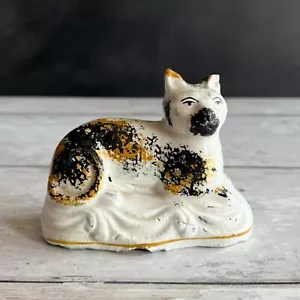 RARE 19th Century Staffordshire Cat Figure Circa 1860 AF - Picture 1 of 7