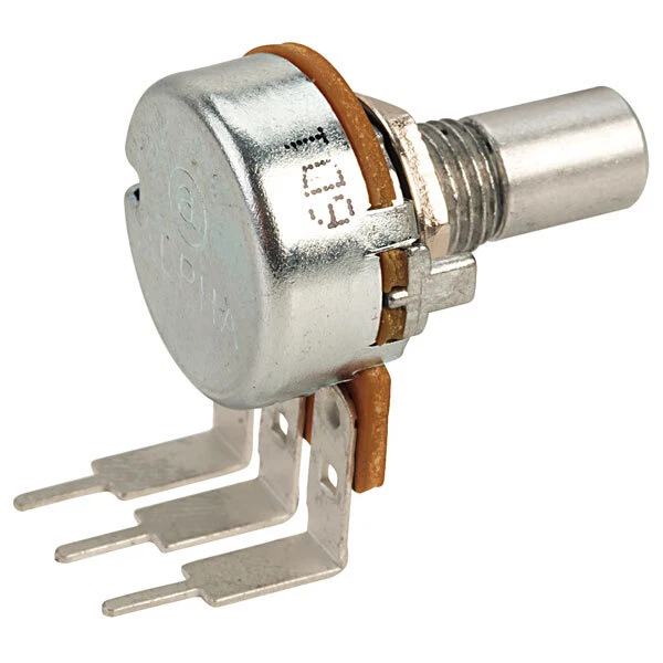 Taiwan Alpha RV16AF-41 100K Linear 16mm Metal Case PC mount Potentiometer - Image 1 of 1