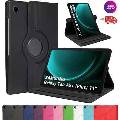 For Samsung Galaxy Tab A9 Plus 11'' 2023 360 Rotating Leather Cover Tablet Case - Image 1 of 4