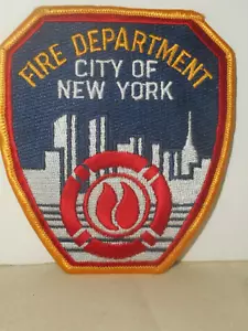 City of NEW YORK Fire Department Shoulder PATCH TWIN TOWERS WORLD TRADE CENTER - Picture 1 of 7