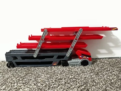 Hot Wheels Car Semi Truck Carrier Mega Hauler Holds 50 Cars 2014 - Image 1 of 4
