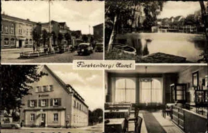 FÜRSTENBERG Havel ~1957 DDR Hand-Foto-Postkarte, alte Mehrbild-AK ua. Postamt - Picture 1 of 2