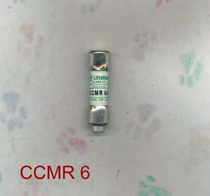 LITTELFUSE CCMR 6 FUSIBILE 600 VOLT 6 AMP CCMR6 - Foto 1 di 2