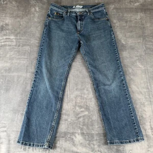 Wrangler Jeans Uomo 32x30 Blu Denim Competizione Cowboy Comfort Stile Western 01 - Foto 1 di 9