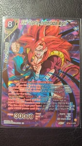 SS4 Gogeta, Indomable Might SPR Gold Foil BT18-143 M PF DBZS Dawn Of Z Legends - Imagen 1 de 2