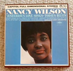 Nancy Wilson Yesterday's Love Songs Today's  Blues Reel to Reel 4 Track Tape - Picture 1 of 6
