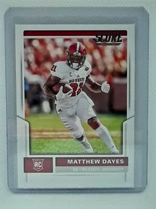 Matthew Dayes 2017 Score Football - RC #433 - NC State Wolfpack - Picture 1 of 2